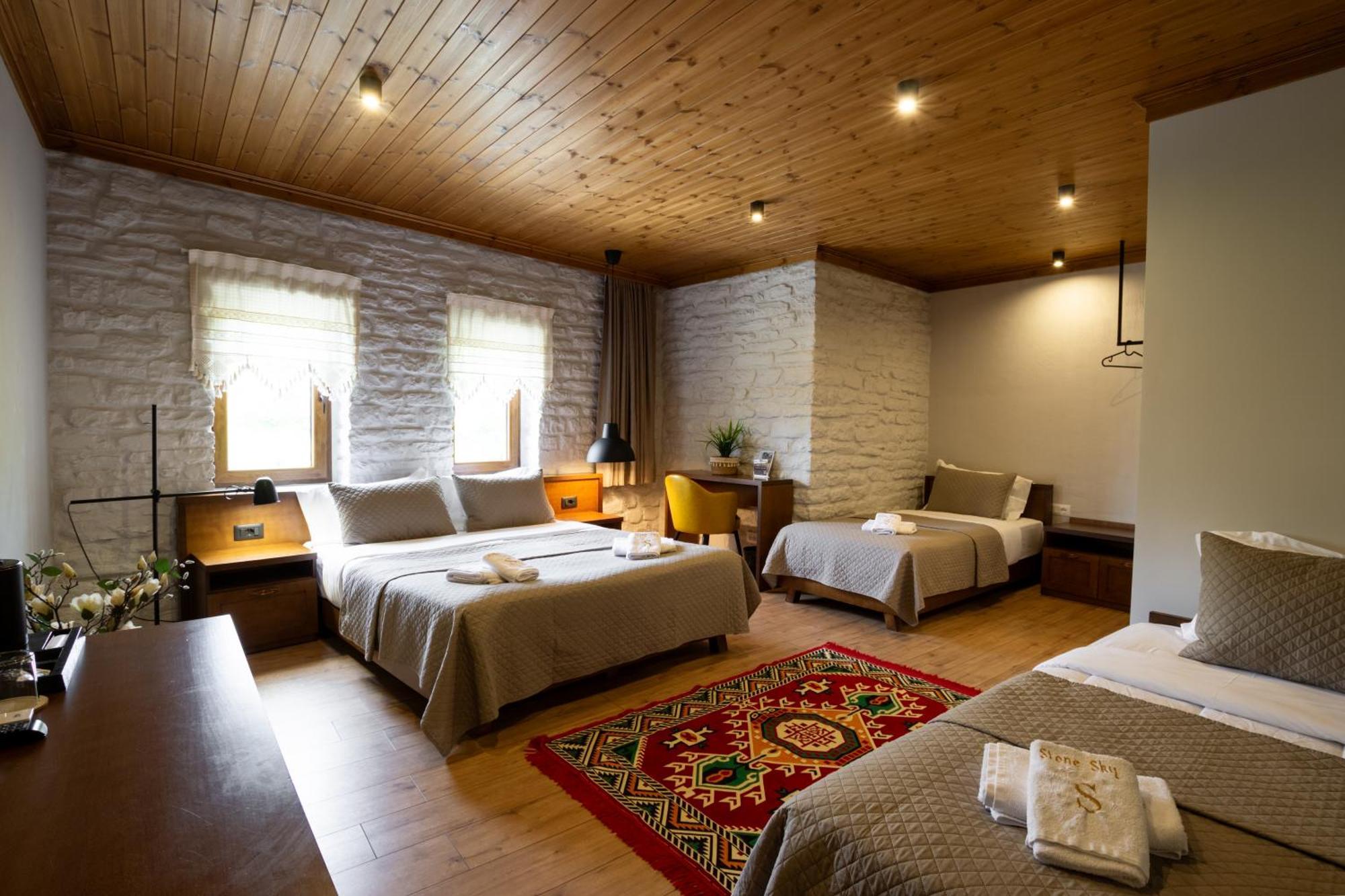 The Stone Sky Hotel Gjirokastër Exterior foto